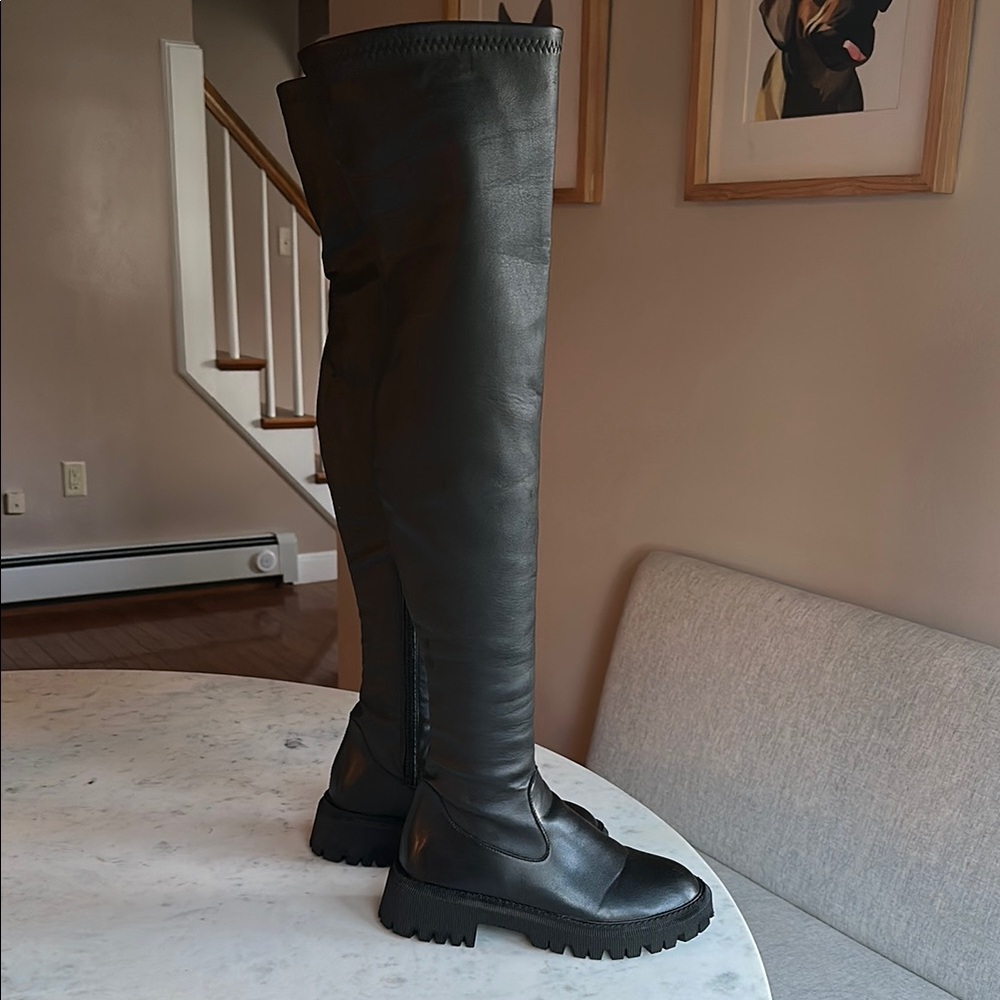 Black Over-the-Knee Boots